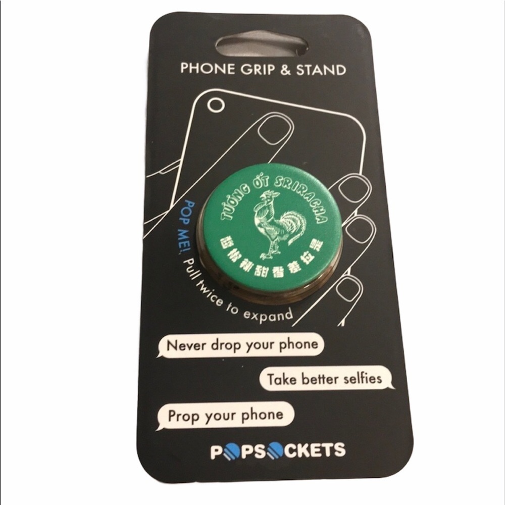 NWT 🏷️ | POPSOCKETS |  Sriracha PopSocket Green White | One Size